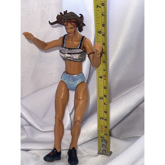 2001 WWF 6.5" LITA Wrestling Action Figure by Jakks Pacific Women Wrestling - Picture 3 of 3